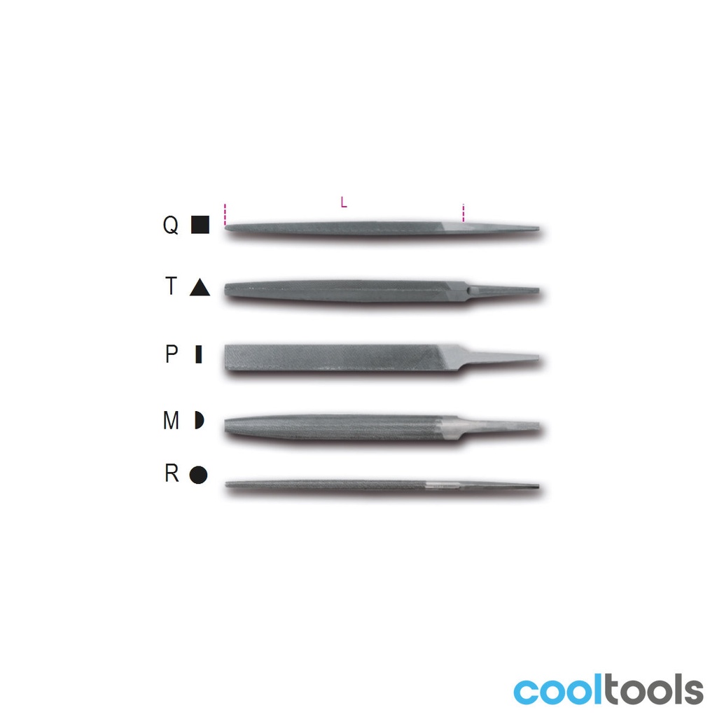 Beta 1718D8/... 8” basterd vijlen