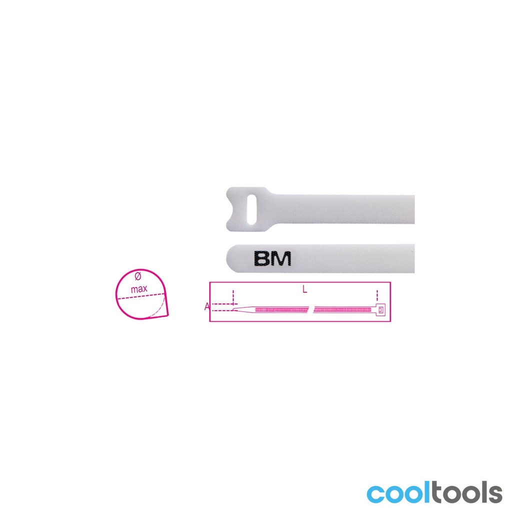 Beta 1748-BV Klittenband kabelbinders