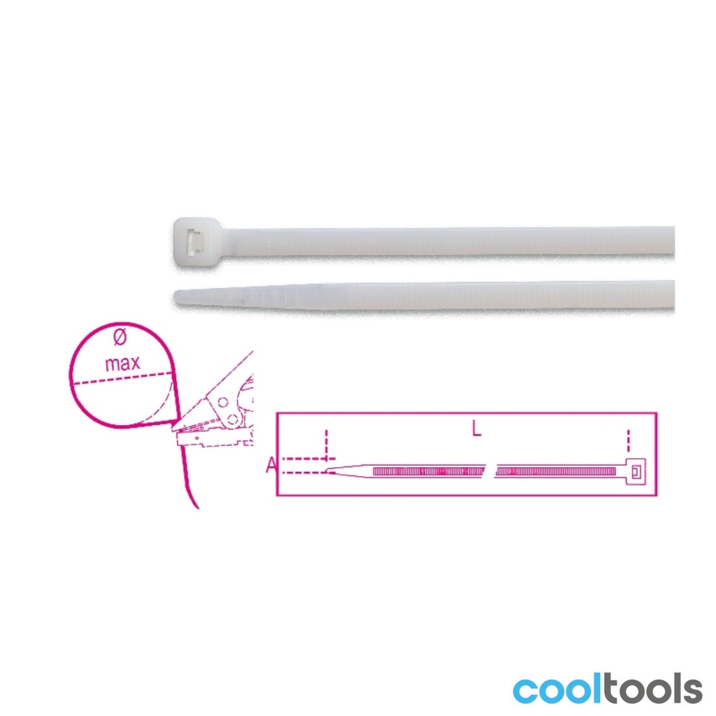 Beta 1748-BV2 Nylon bindstrips