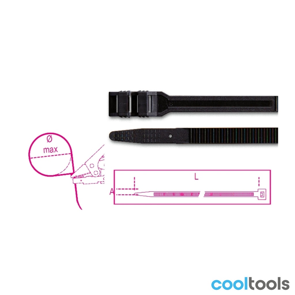 Beta 1748-N2D Nylon bindstrips