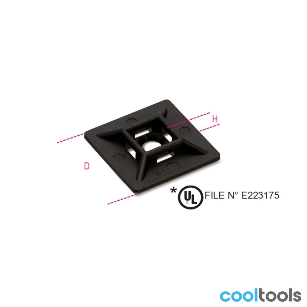 Beta 1748-NA2 Kabelbinderbevestigingen - tweezijdig