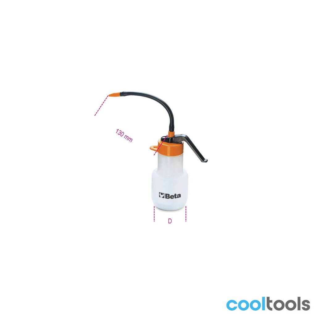 Beta 1754 Kunststof oliekannen met pomp flexibele kunststof