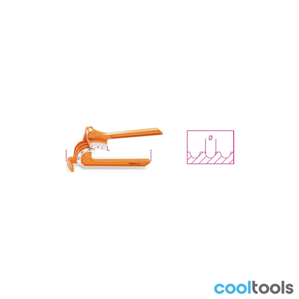 Beta 388A Pijpenbuigtang voor dunwandig koperen