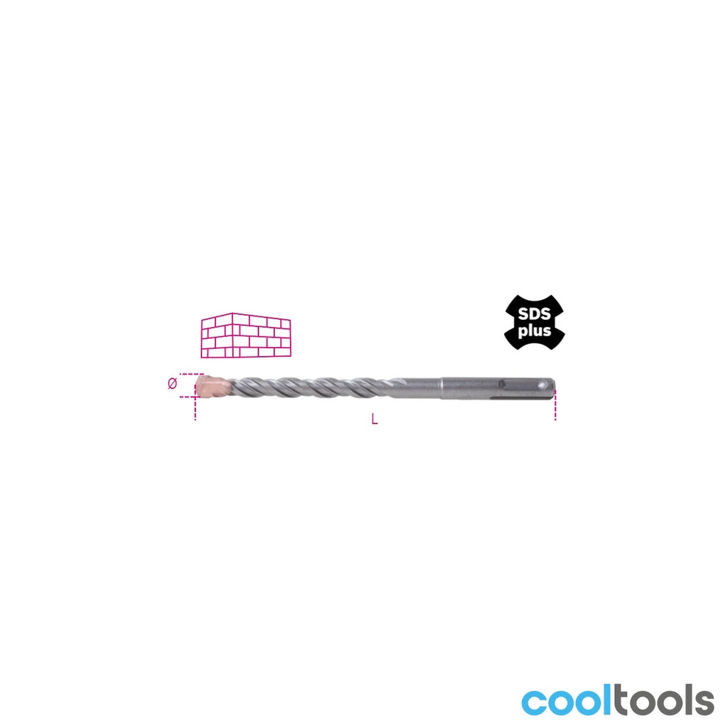 Beta 419 Hamerboren met SDS plus aansluiting gefreese schac