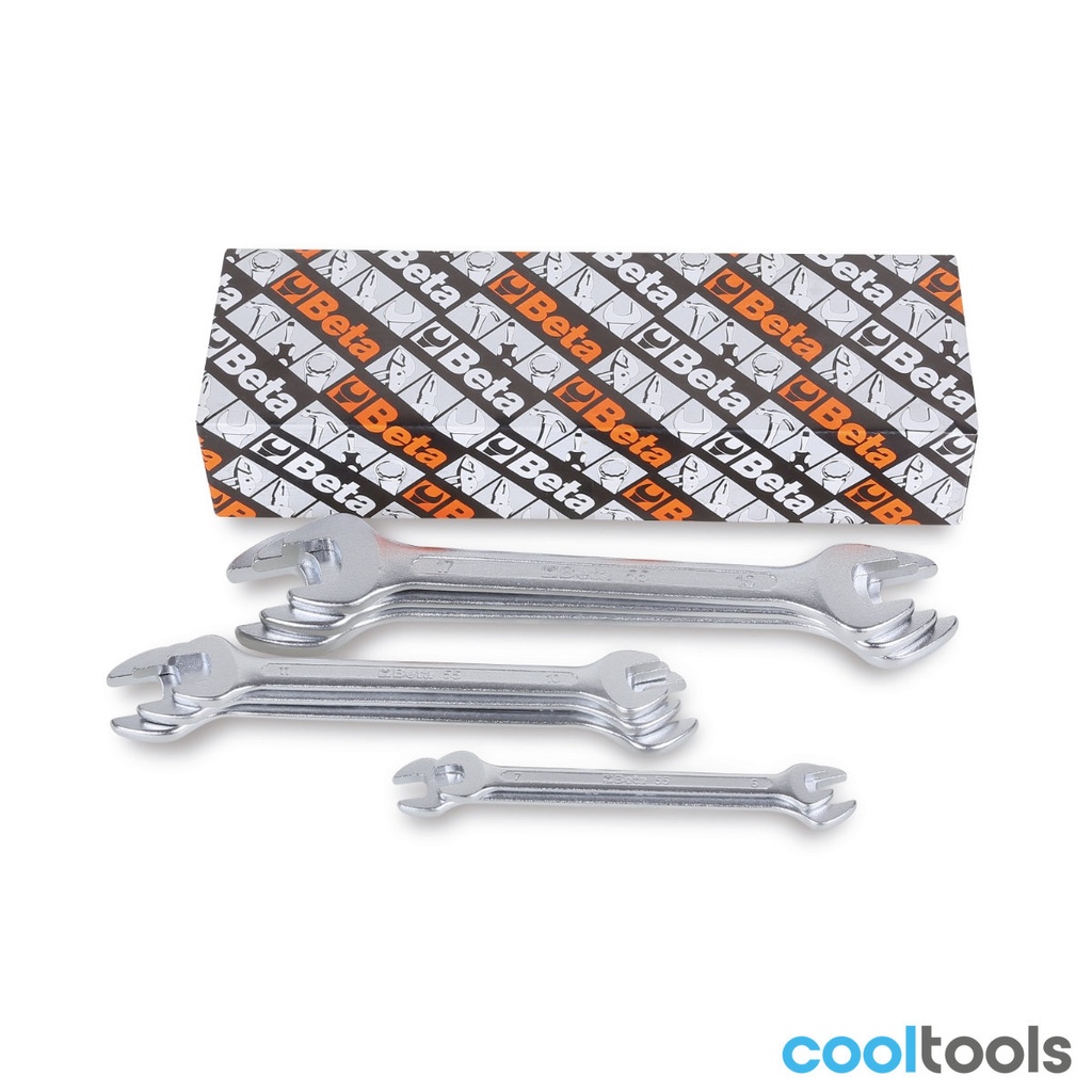 Beta 55/S 8-delige set dubbele steeksleutels (art. 55)