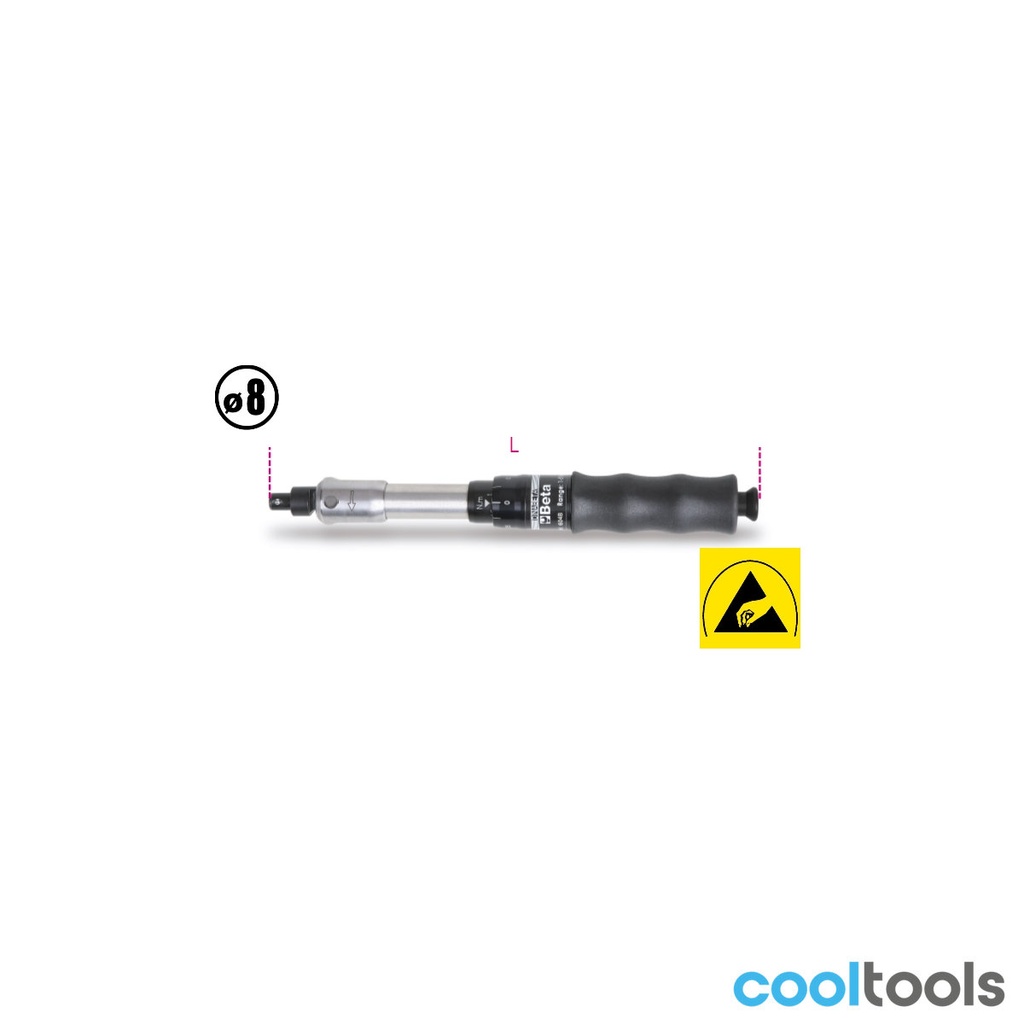 Beta 604B Klik momentsleutels voor links en rechtsom vastdra