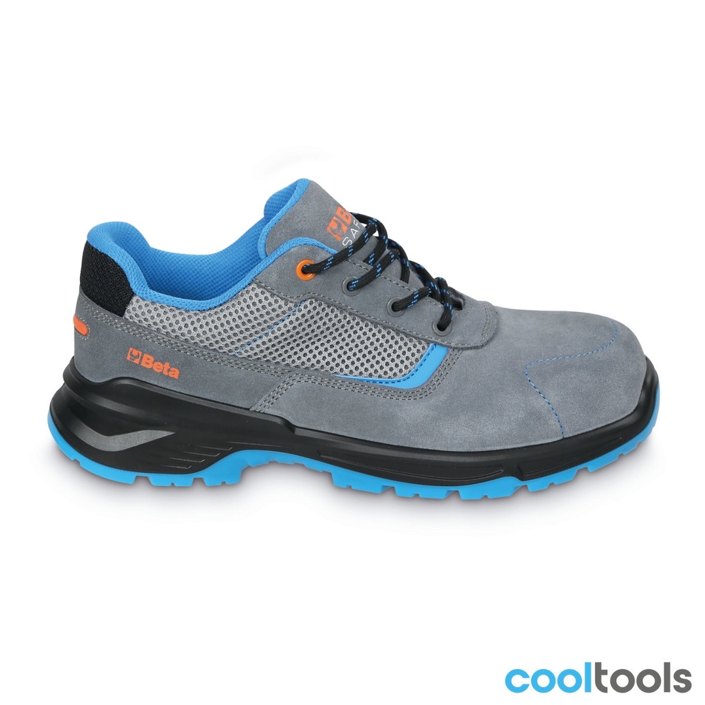 Beta 7200BP BASIC PLUS suède schoen met mesh inzetstukken