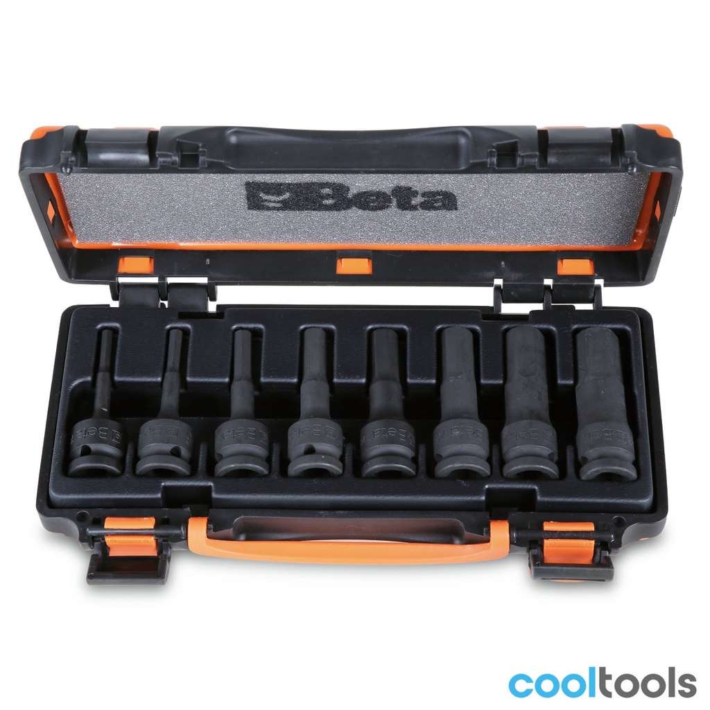 Beta 720ME/C8 8-delig set slagdoppen voor inbusschroeven