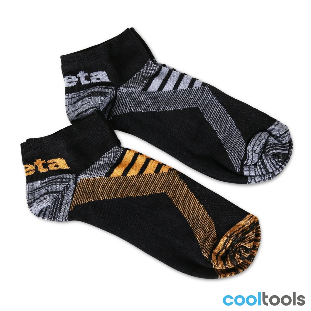 Beta 7431P Twee paar sneakersokken met ademend textuur inzets