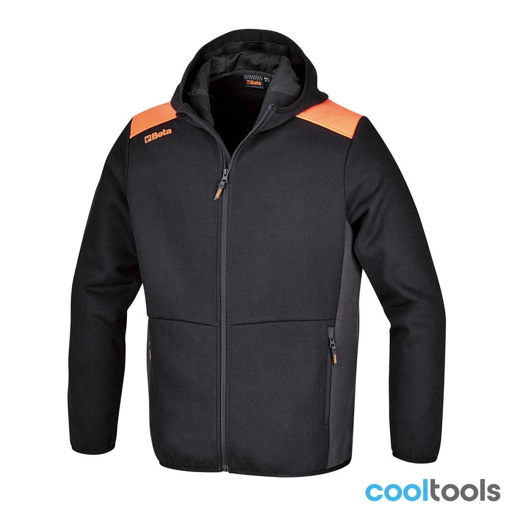 Beta 7566NG Lange hoodie met rits
