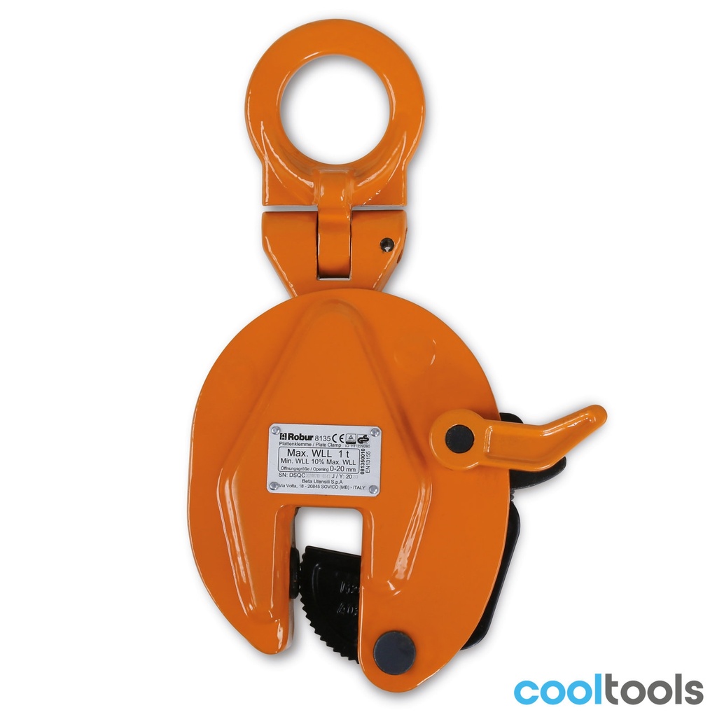 Robur 8135 Platenklemmen met scharnierende hijsogen
