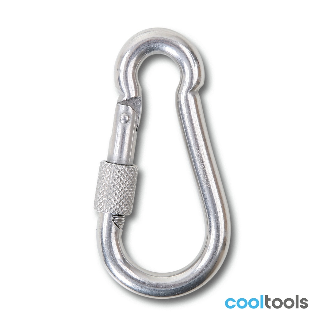 Robur 8274G Karabijn haken met borgring Roestvaststaal AISI 31