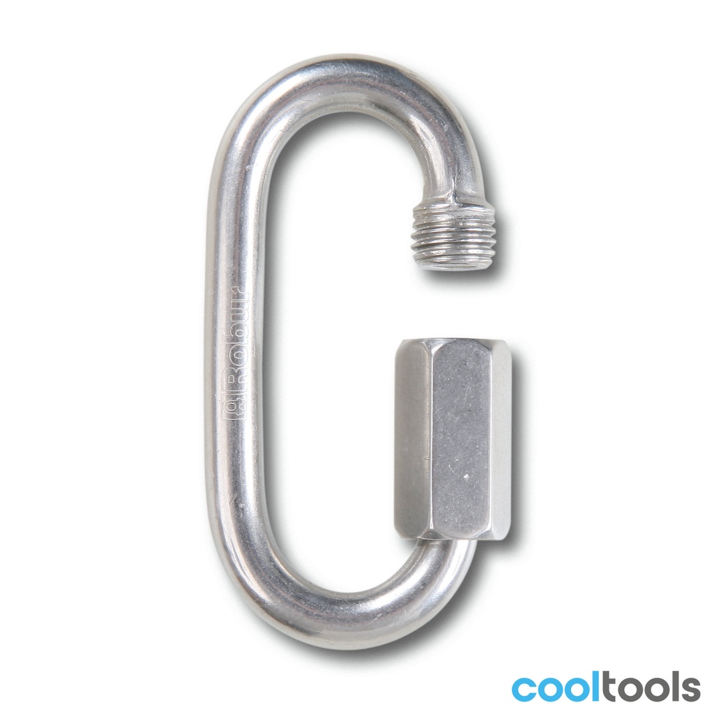 Robur 8280 Noodschalm met schroefsluiting Roestvaststaal AISI