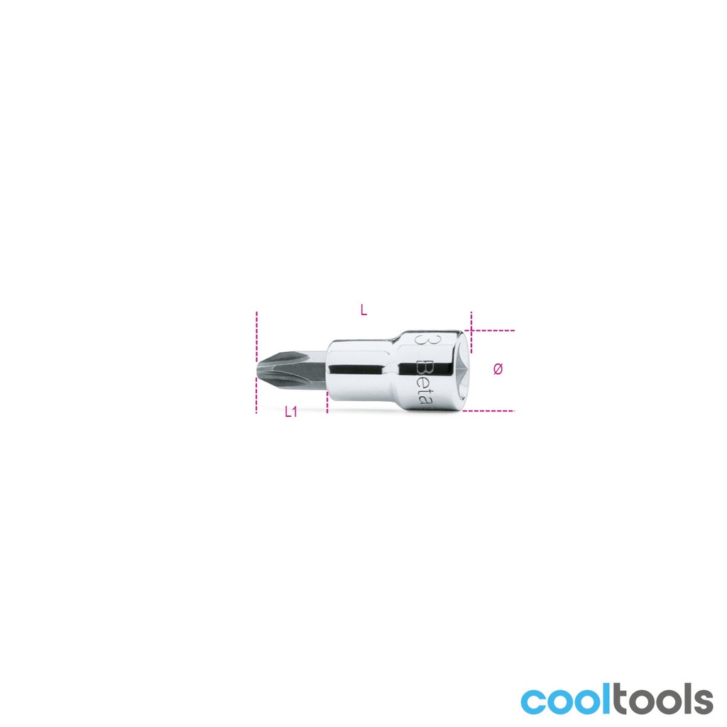 Beta 910PH Schroevendraaierdoppen voor Phillips® kruiskopschr