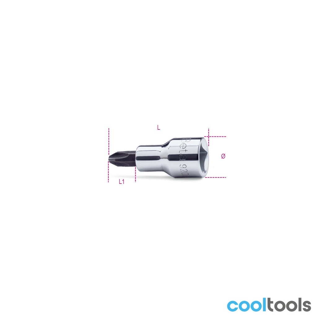 Beta 920PH Schroevendraaierdoppen voor Phillips® kruiskopschr