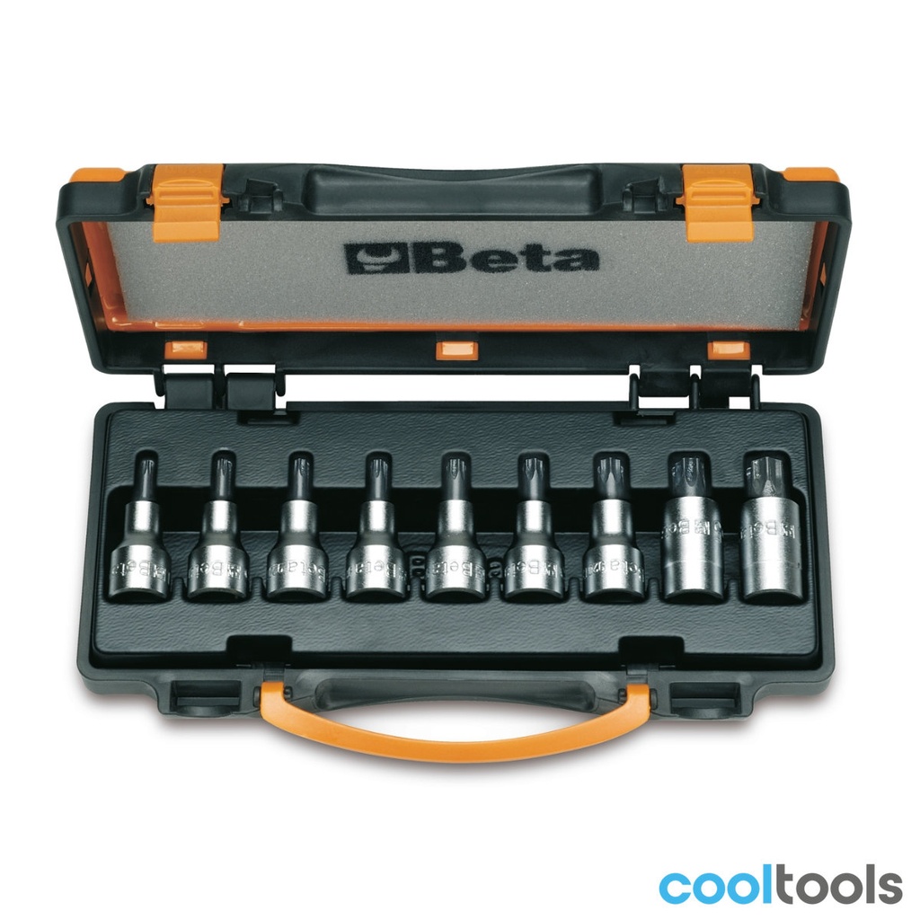 Beta 920TX/C 9-delige set schroevendraaier-doppen voor Torx® sc