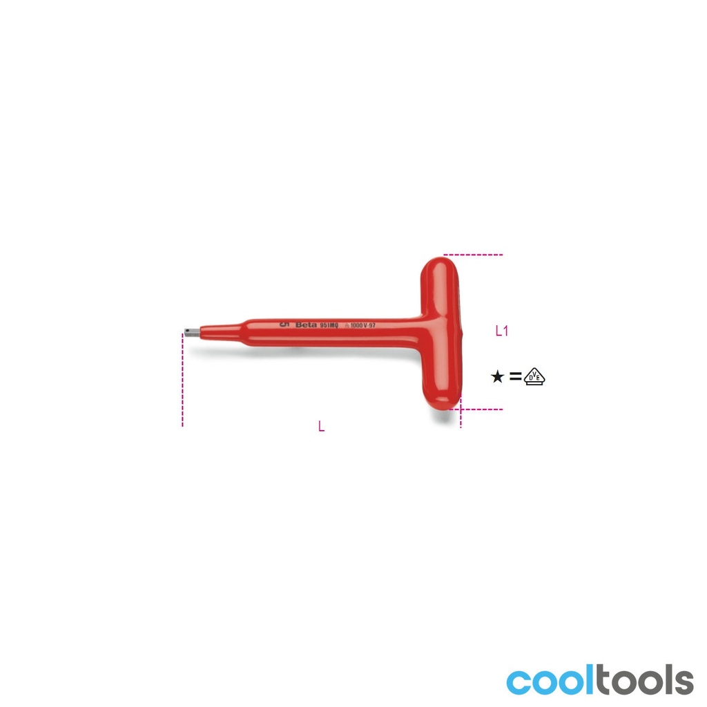 Beta 951MQ T-zeskantsleutels