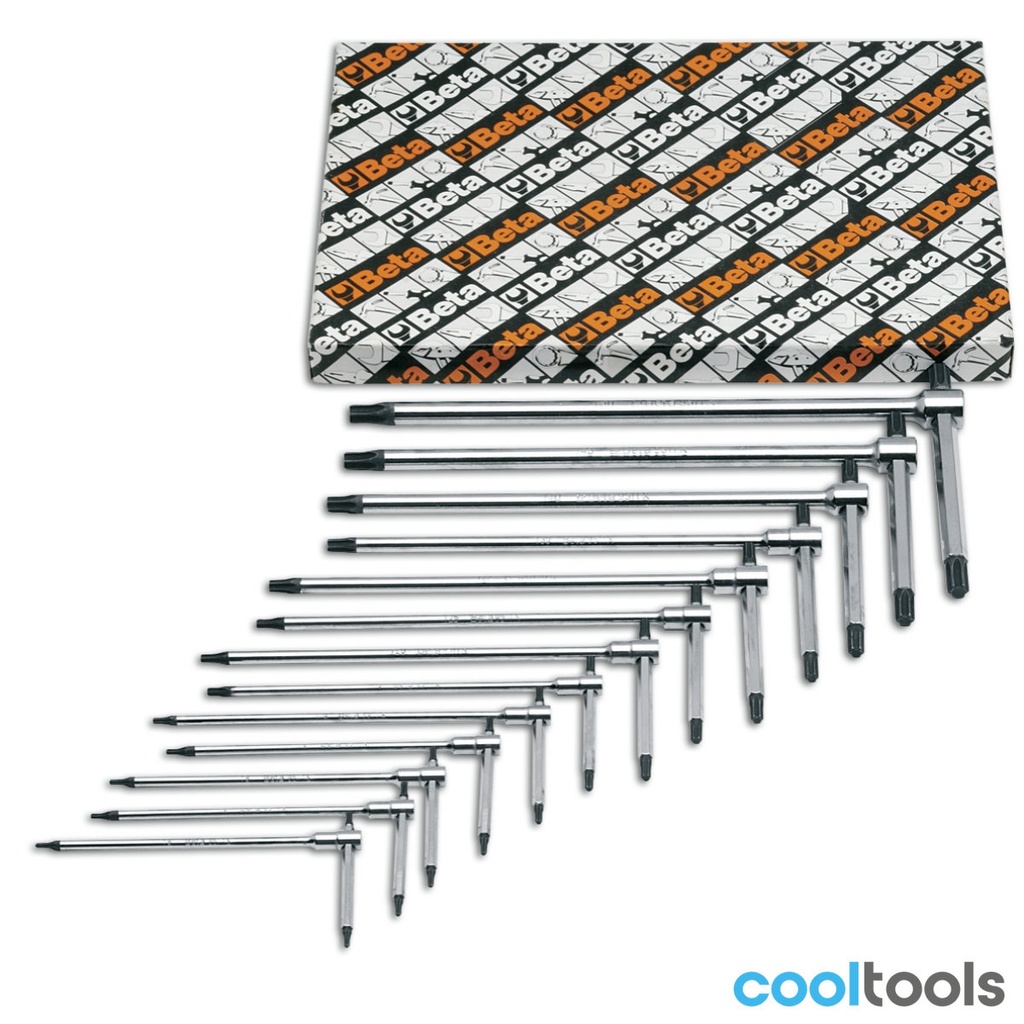 Beta 951TX/S 13 delig set haakse stifsleutels voor Torx® schroe
