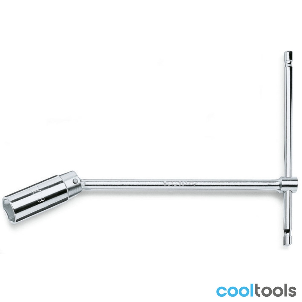 Beta 957 Bougiesleutel met kniegewricht en T-handgreep