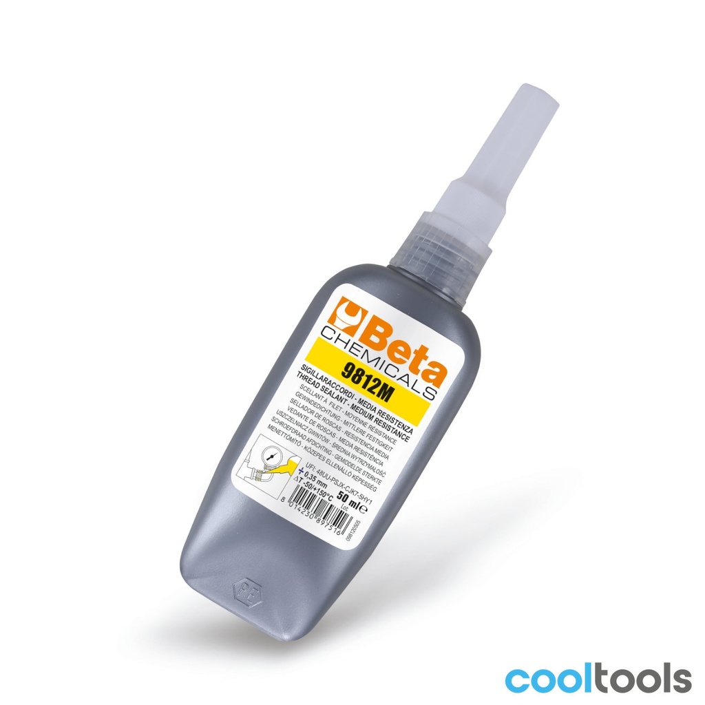 Beta 9812M Schroefdraad afdichting - Gemiddelde sterkte