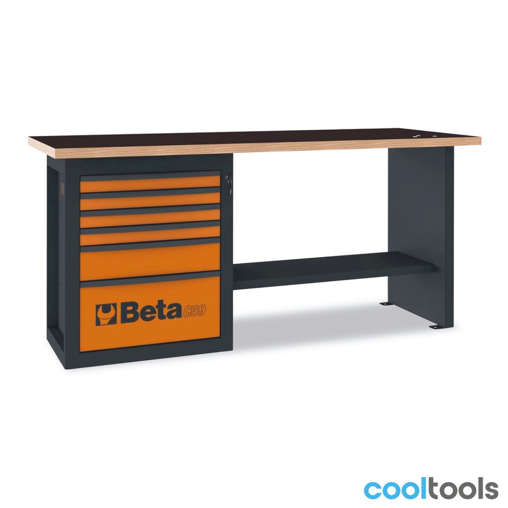 Beta C59A Werkbank "Endurance" met 1 ladekast met 6 laden