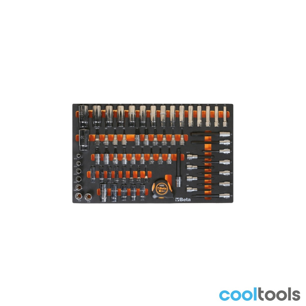 Beta M125 Zachte foam inlegbak met assortiment