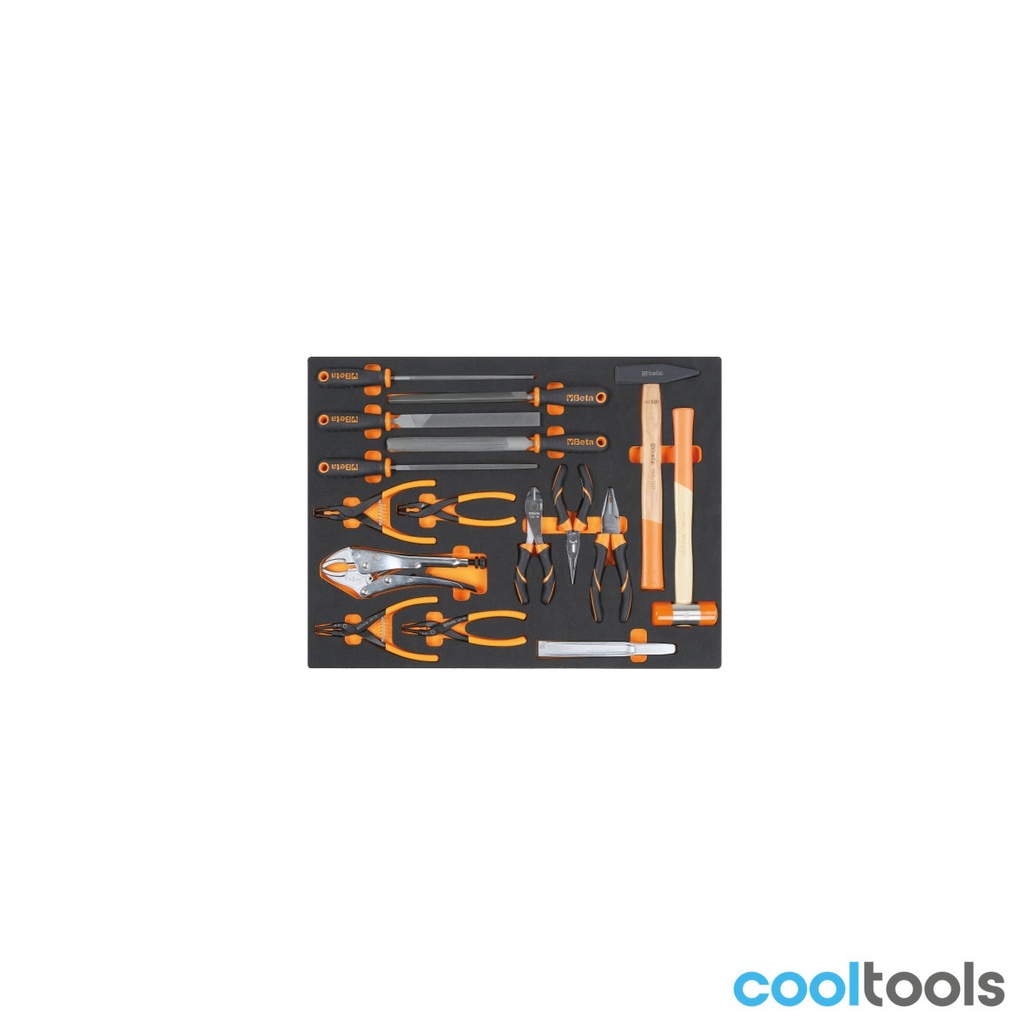 Beta MB65 Zachte foam inlegbak met slaggereedsschap