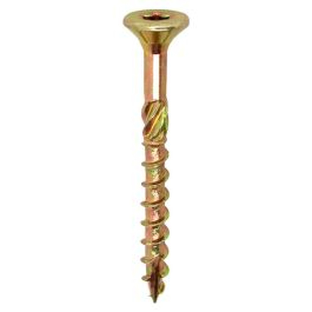 Woodies Ultimate 4.5mm platverzonken Torx T-20 geelverzinkt