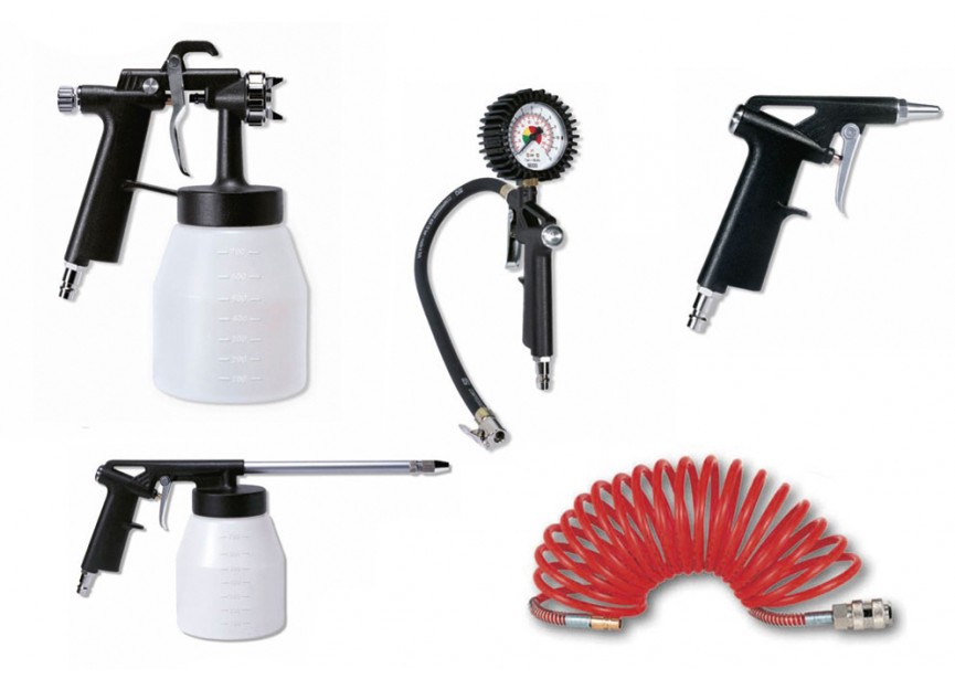 5-Delige NYCA-Kit | Persluchtset | Nylon-Carbon - 28619