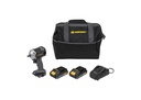 RC9067 SLAGMOERSLEUTEL OP BATTERIJ MINI E-BEAST 1/2" + 2 BATTERIJ 2Ah + LADER + BAG