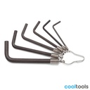 Beta 96N/ST | 6-delige set haakse inbussleutels gebrun - 000960640