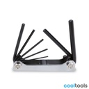 Beta 96N/G | 7-delige set haakse inbussleutels gebrun - 000960643