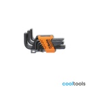 Beta 96AS/SC9 | set van 9 mannelijke inbussleutels gebog - 000960743