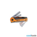 Beta 96AS/BG7 | 7-delige set haakse inbussleutels gebrun - 000960747
