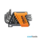 Beta 97TX/SC8 | 8-delige set haakse stiftsleutels voor T - 000970064
