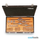 Beta 446ASW/C36 | Assortiment van verchroomd stalen tappen - 004460075