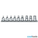 Beta 910FTX/SB | 9-delige set dopsleutels voor Torx® schr - 009100430