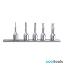 Beta 910ME/SB | 5-delig set schroevendraaierdoppen voor  - 009100515