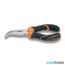 Beta 1164BM Telefoontangen lange platte gebogen bekken verchro