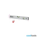 Beta 1696B Waterpassen met magnetische voet van geanodiseerd