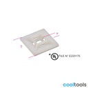 Beta 1748-BA2 kabelbinderbevestigingen - tweerichtings