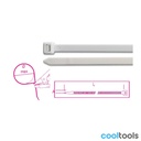 Beta 1748-BV0 Zelfdovende nylon bindstrips