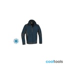 Beta 7637B Fleece hoodie met inzetstukken van softshell-stof