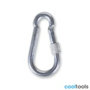 Robur 8074G Karabijn haken met borgringgegalvaniseerd