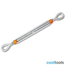 Robur 8105 Spanschroeven met twee ogen hoog rekbaar staal geg