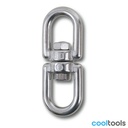 Robur 8272 Wartels met dubbel oog Roestvaststaal AISI 316