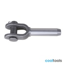 Robur 8709N+-+8709Z+-+8709ZC Aanwalsgaffel van gesmeed staal  open zwart