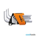 Beta 96/SC9 Set of 9 offset hexagon key wrenches