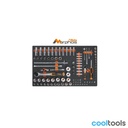 Beta M100MH EVA-foam inlegmodule met lange doppen van 1/4" en